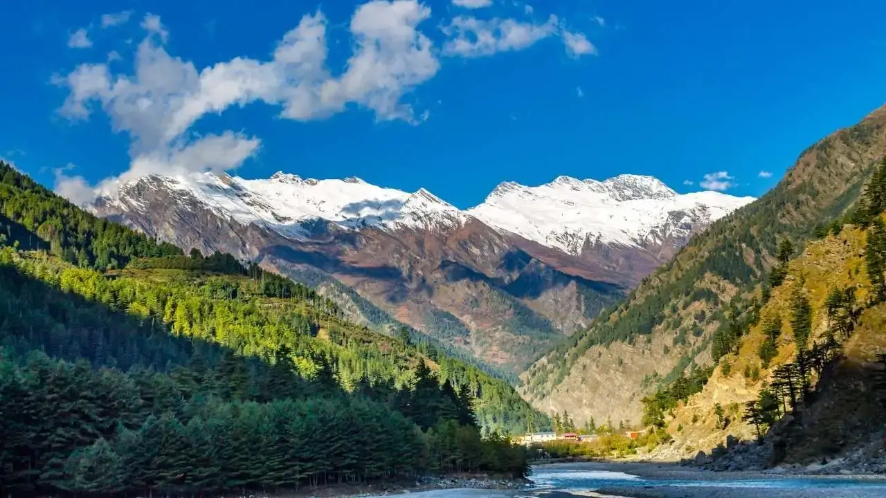 Harshil Valley village view