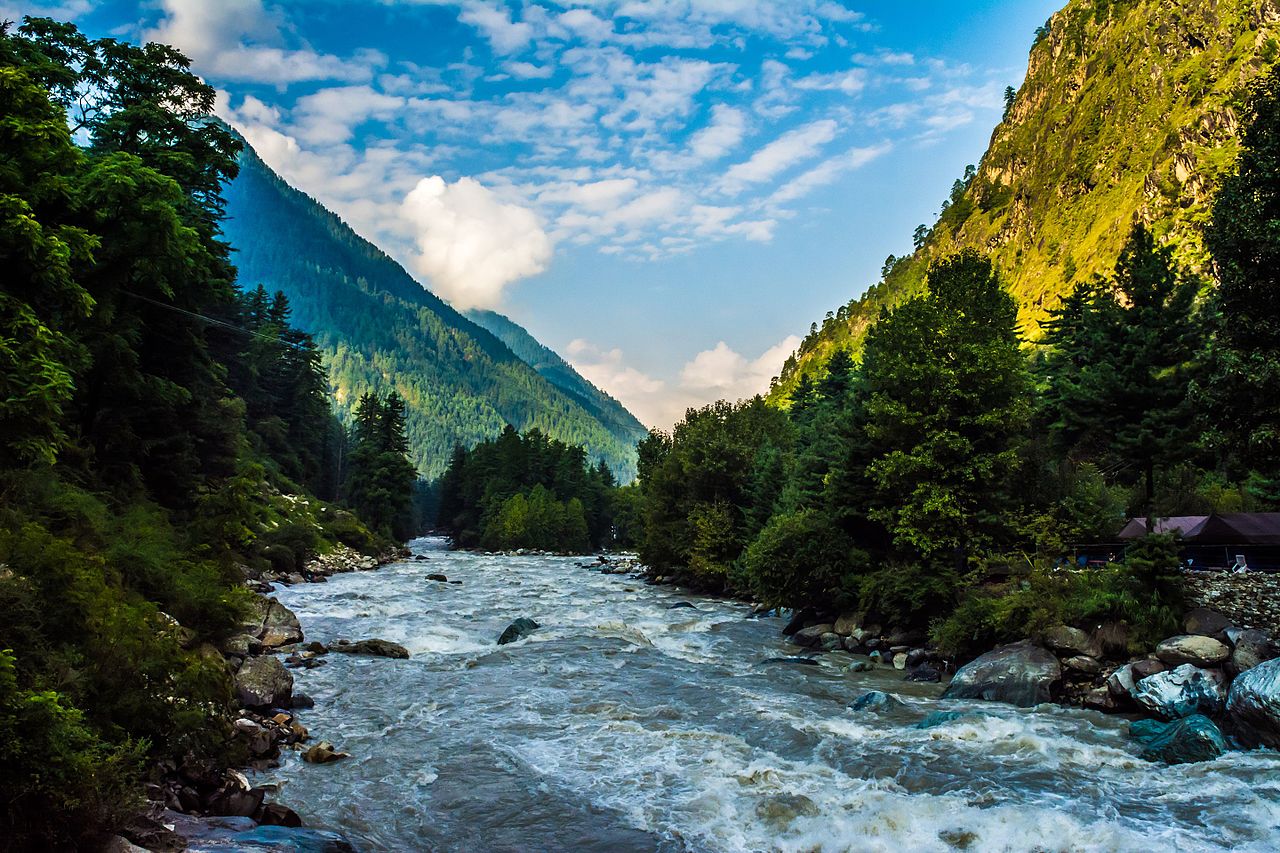 Parvati River in Kasol